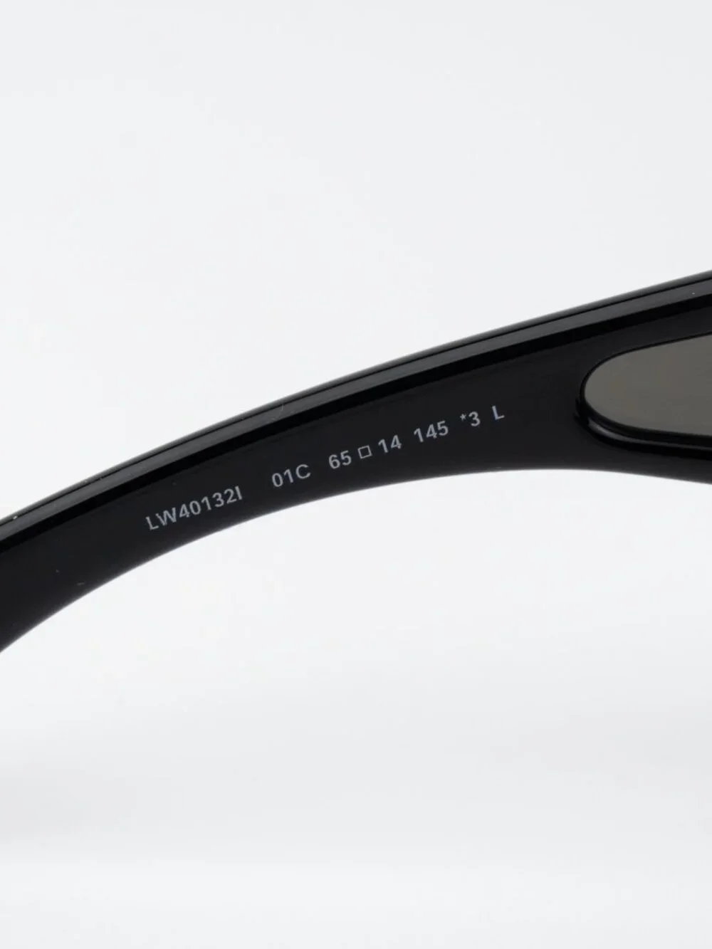 Loewe X PAULA'S IBIZA Men Sunglasses Black Silver Mirror Wave Pilot LW40132I 01C